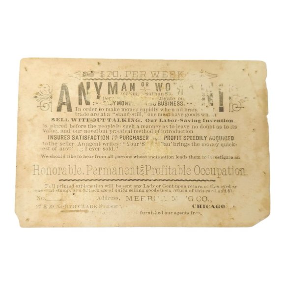 Victorian 3 Trade Cards Floral Bouquet Bird Nest Child With Sled Advertisement - Picture 8 of 10